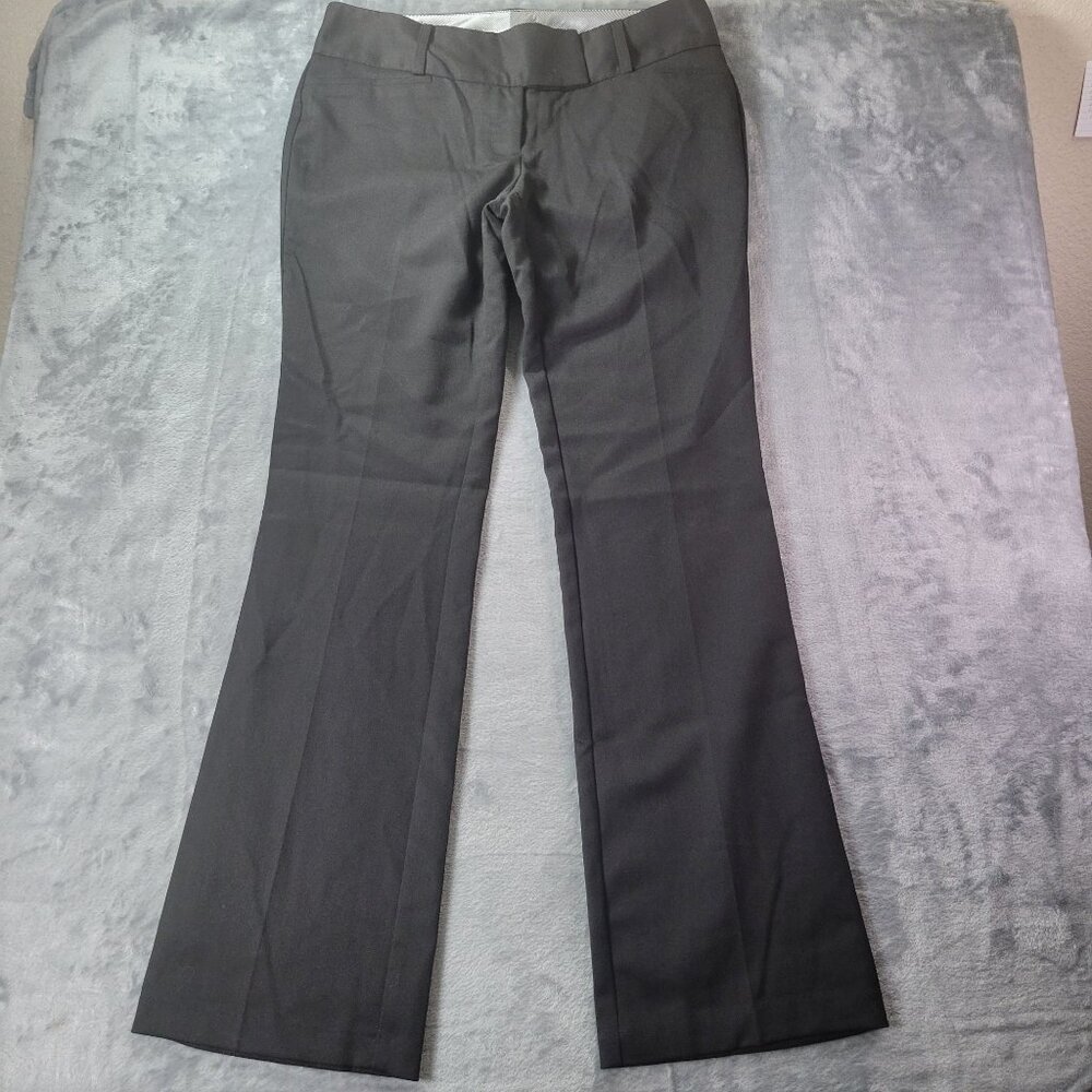 Charlotte Russe Womens Gray Dress Pants 2S Flare Trouser Career Work Office‎